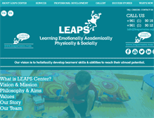 Tablet Screenshot of leapscenter.org